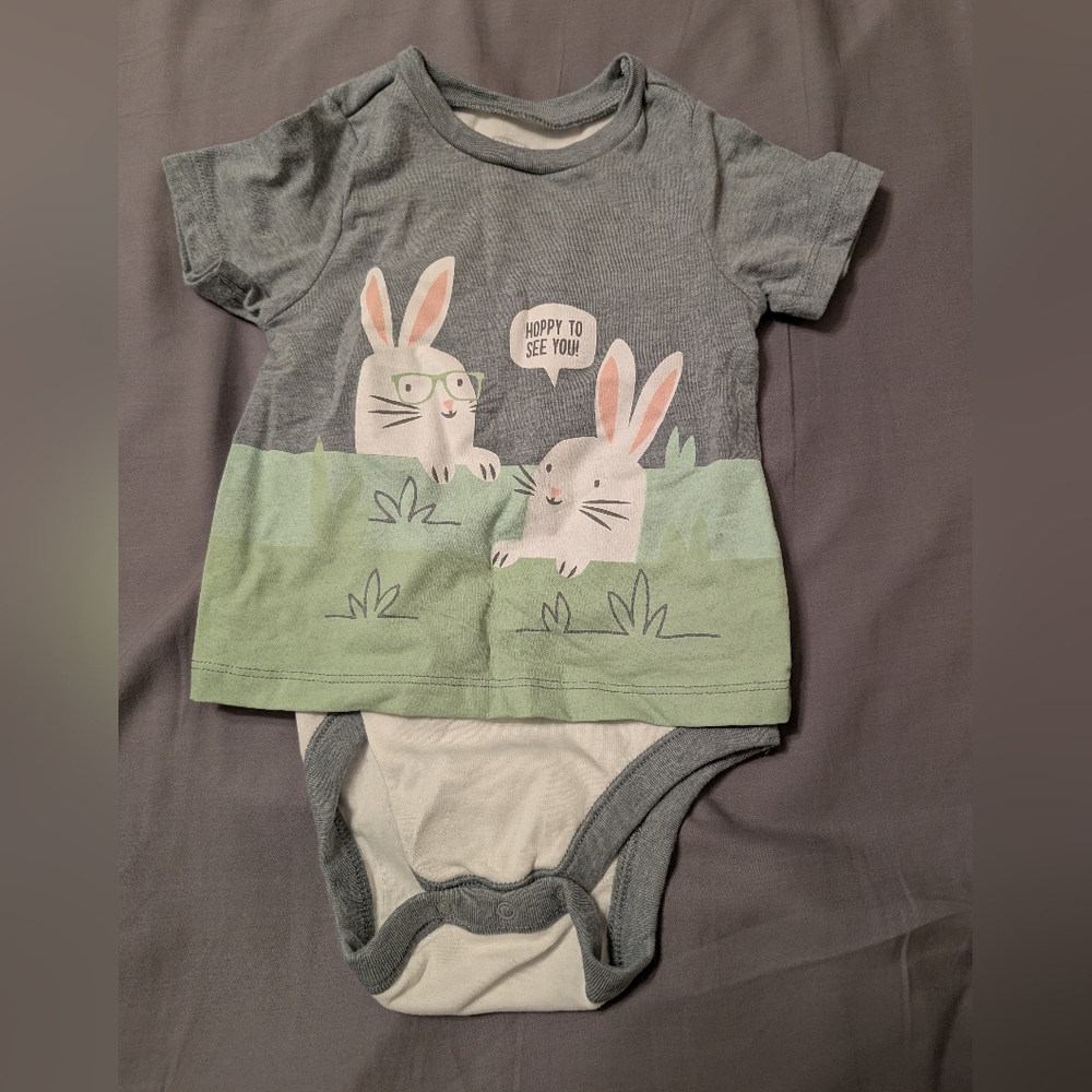 4 For $12 Bundle - Old Navy "Hoppy" Easter Bodysuit 18-24 Months